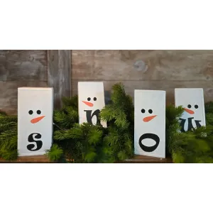 Snow Blocks 3x6.5in 1