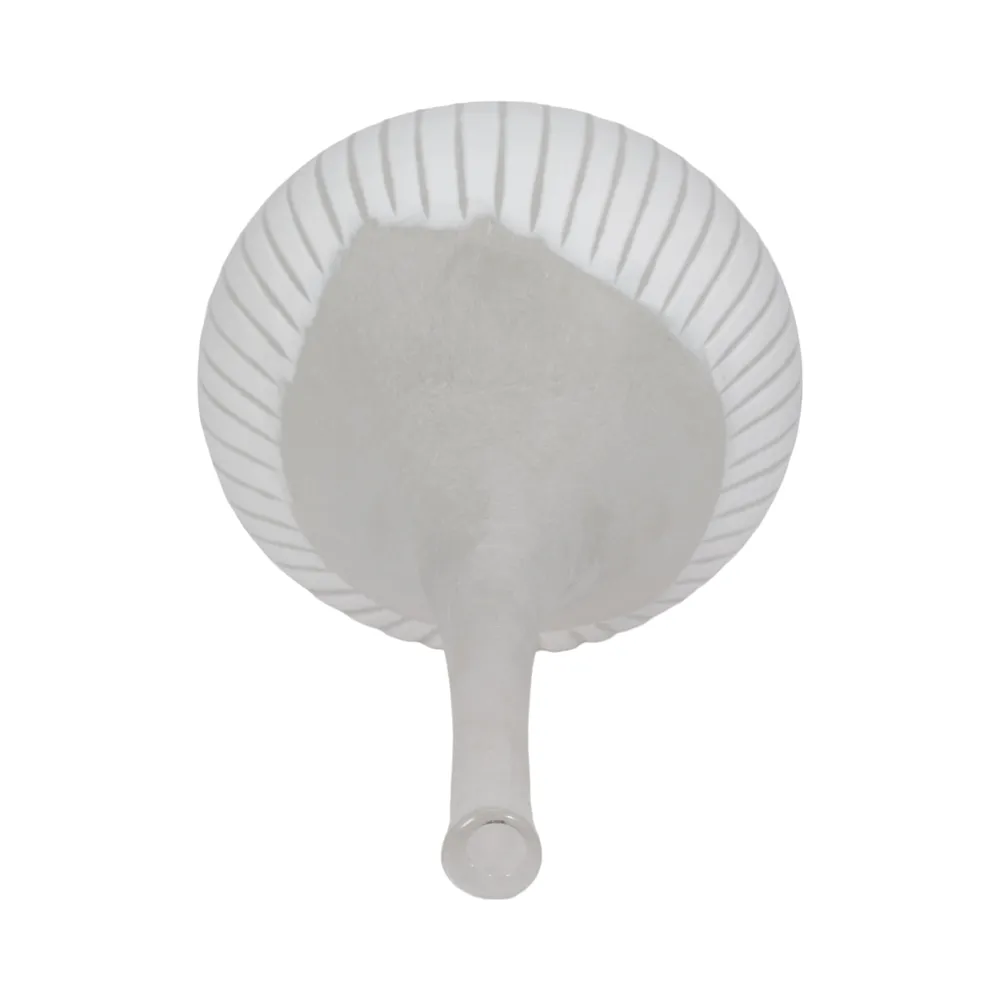 THORNBY WHITE GLASS VASE 15 (IN)