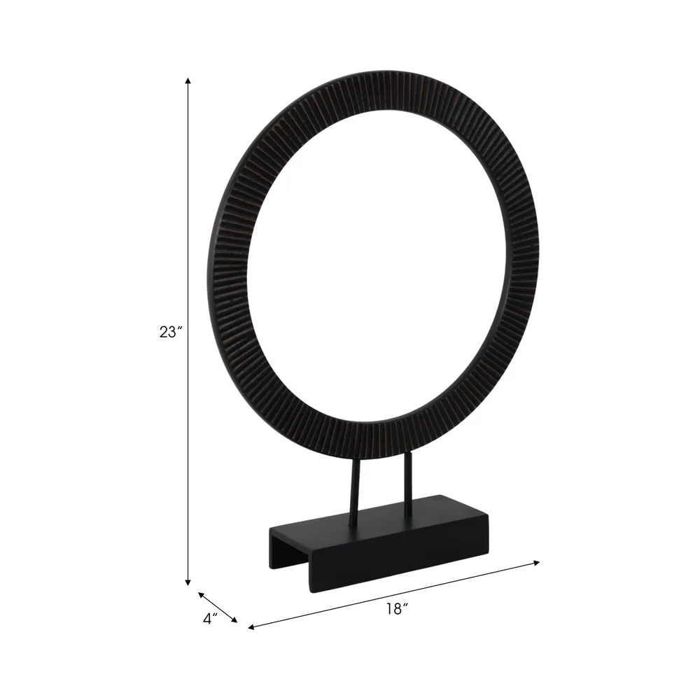 FLEMMINGWICK BLACK DECOR 23 (IN)