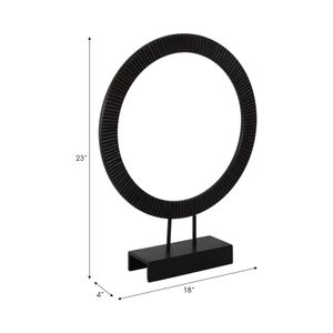 FLEMMINGWICK BLACK DECOR 23 (IN) 9