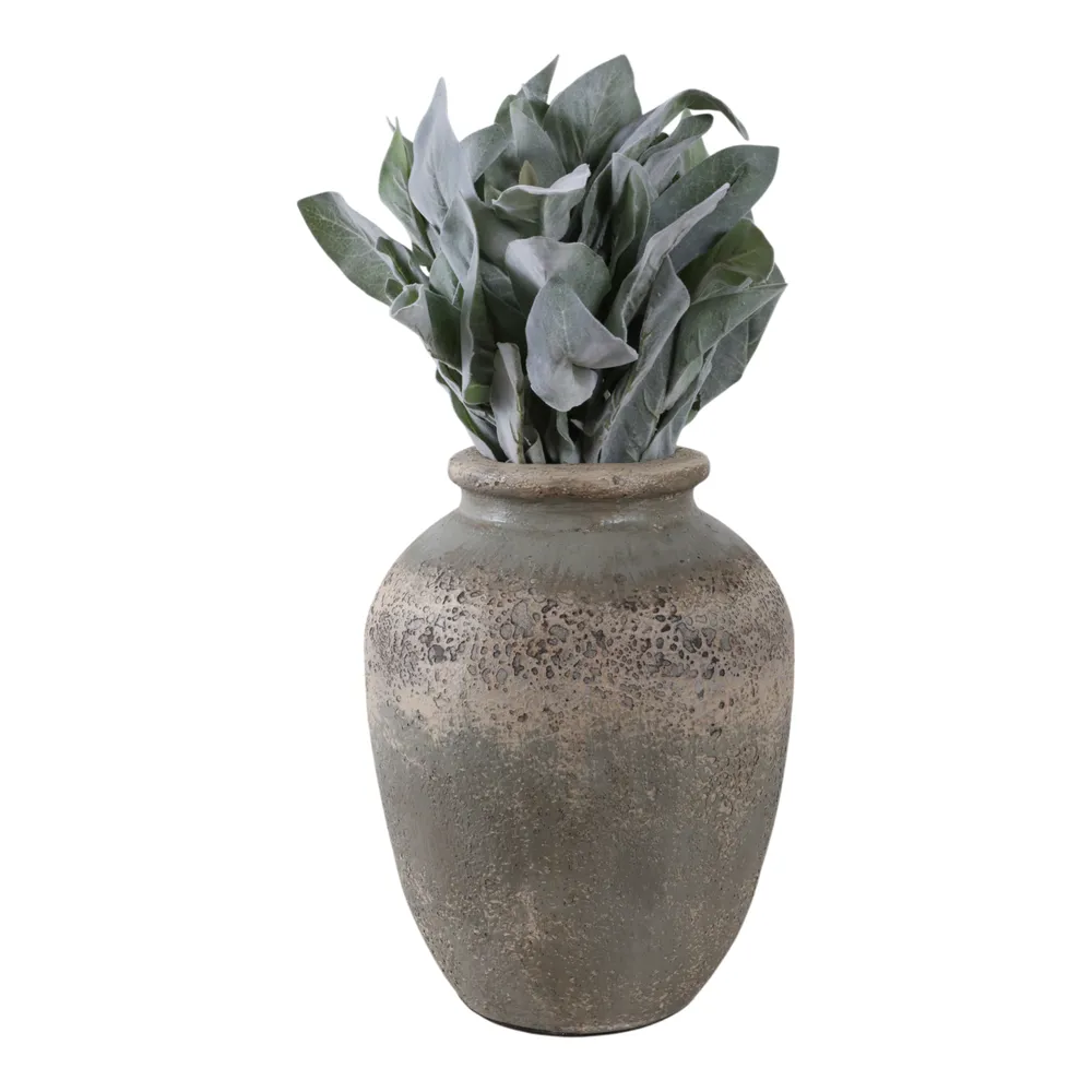 DUNCANRUN IVORY VASE 12 (IN)