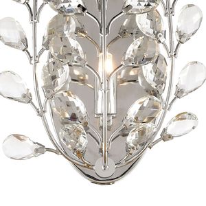 Crystique 14'' High 1-Light Sconce - Polished Chrome 5