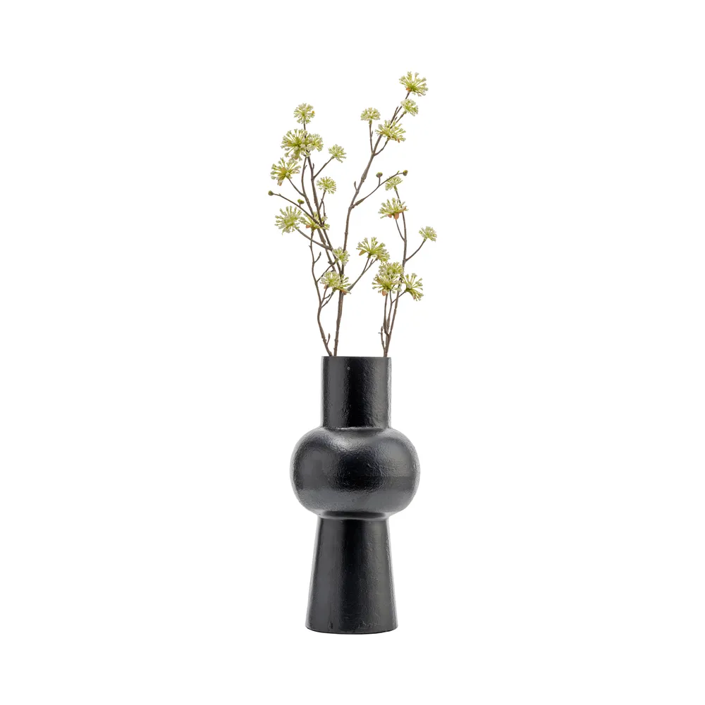 HATTONDALE BLACK VASE 12 (IN)