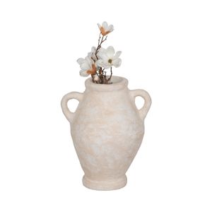 NATESTONE WHITE VASE 24 (IN) 3
