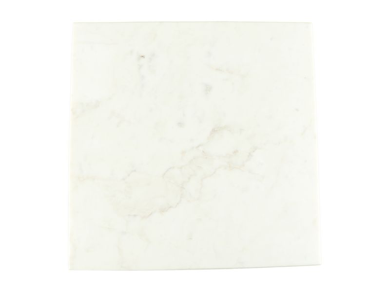 Nyra Side Table White & Brass 6
