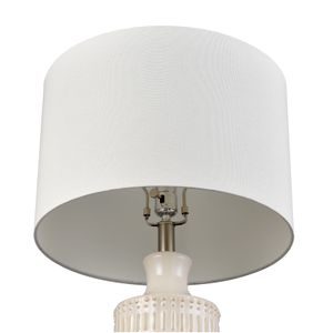 Dorin 25.5'' High 1-Light Table Lamp - White Glazed 3