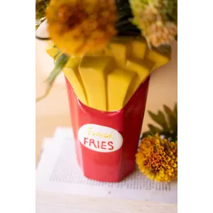 Ceramic French Fries Vase 3
