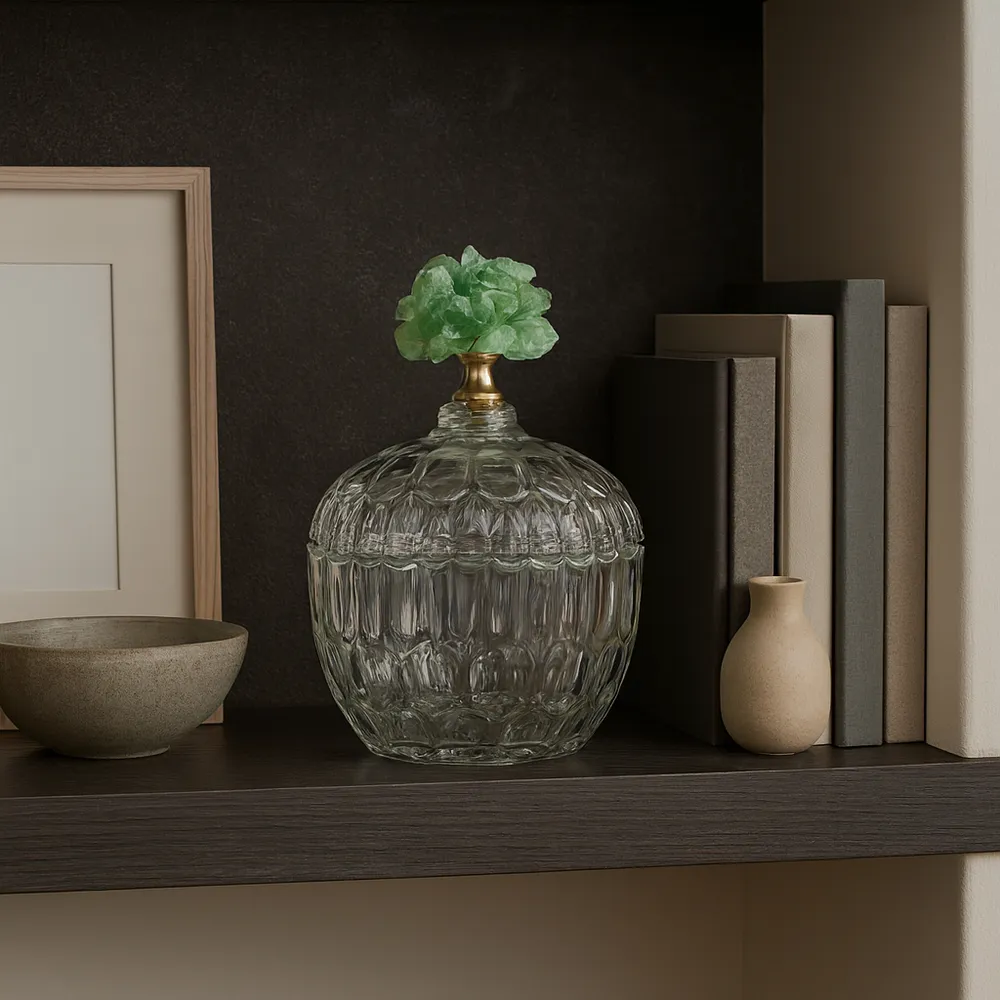 TATEHOLM GREEN JAR 8 (IN)