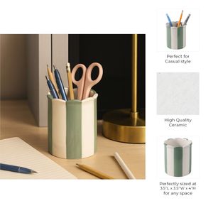 CHAPINHAVEN GREEN PENCIL CUP 4 (IN) 10