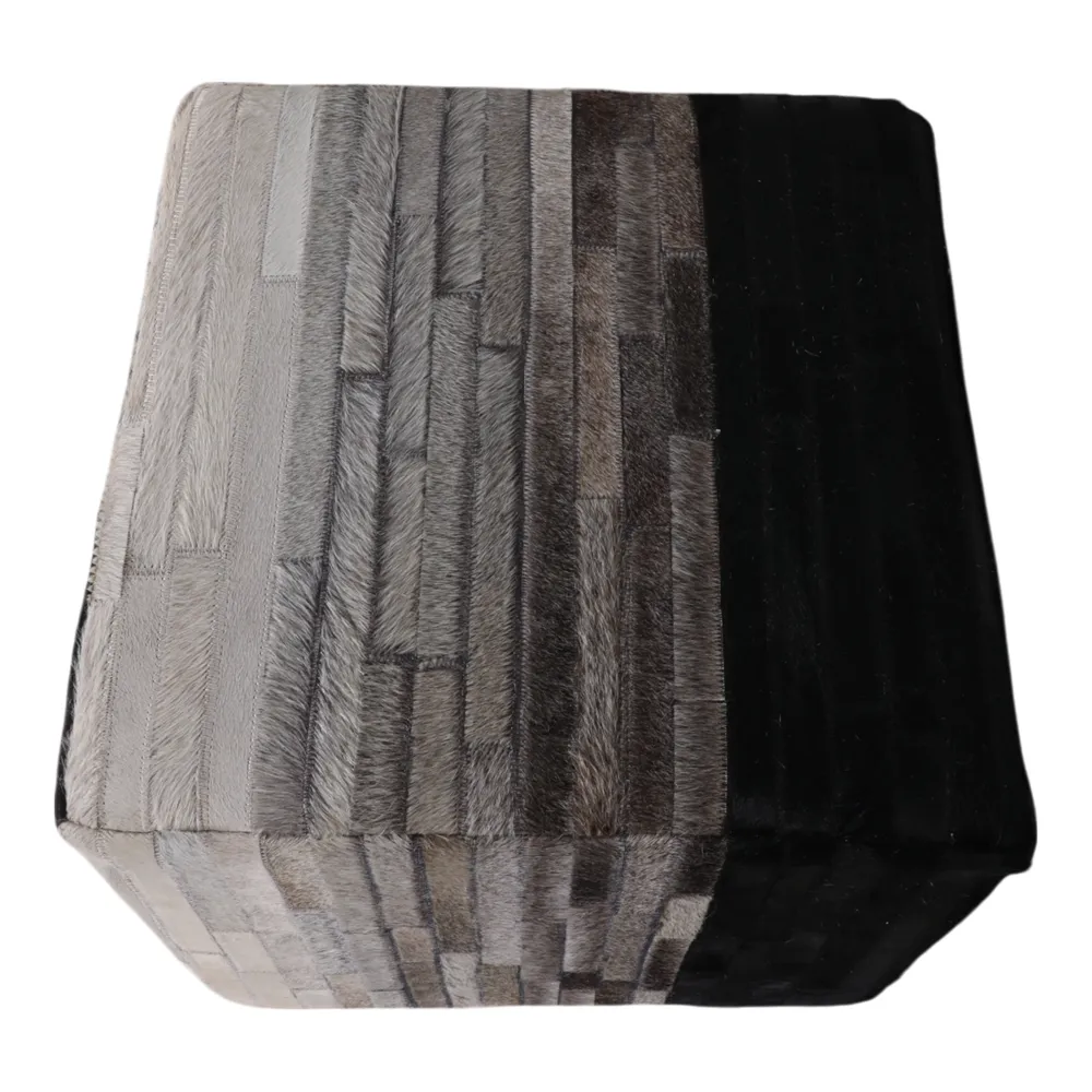 SPARROWSTONE BLACK OTTOMAN 18 (IN)