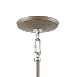 Mid-Century Schoolhouse 12″ Wide 1-Light Mini Pendant - Pecan 3