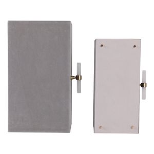 HARPERVIEW SET OF 2 GRAY BOXES 7 (IN) 8