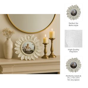 TARABEACH IVORY FRAME 8 (IN) 9
