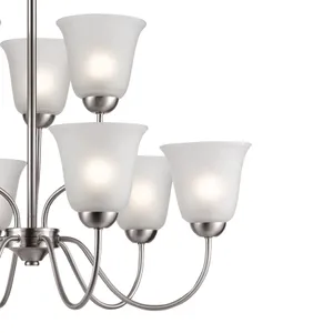 Conway 29'' Wide 9-Light Chandelier - Brushed Nickel 5