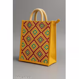 DIGITAL PRINT SEE-THRU MESH TOTE W JUTE - SERENGETI 1