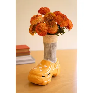 Ceramic Crocs and Socks Vase 1