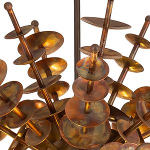 Sigma 28'' Wide 4-Light Chandelier - Autumn Brass 3