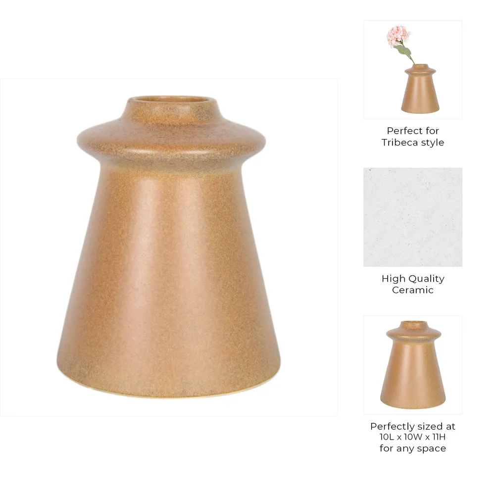 ENOCHWAY BROWN VASE 11 (IN)