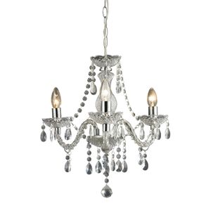 Theatre 16'' Wide 3-Light Chandelier - Clear 6