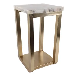 ADLERBURN WHITE TABLE 25 (IN) 1