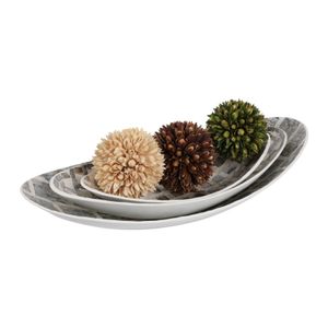 ELDERMILL SET OF 3 IVORY BOWLS 4 (IN) 2