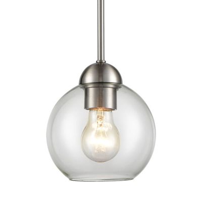 Astoria 6'' Wide 1-Light Mini Pendant - Brushed Nickel