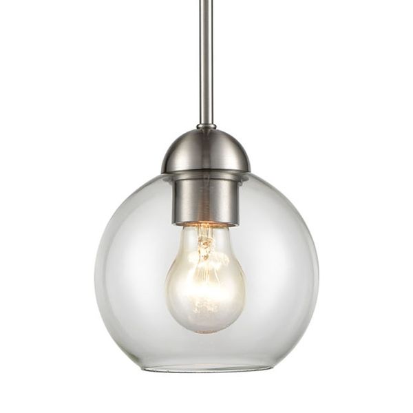 Astoria 6'' Wide 1-Light Mini Pendant - Brushed Nickel