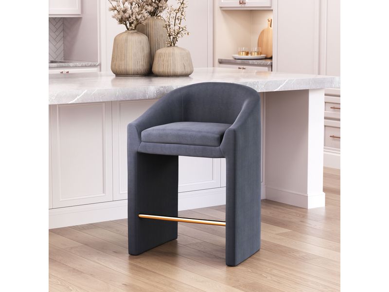 Emas Counter Stool Midnight Gray 2