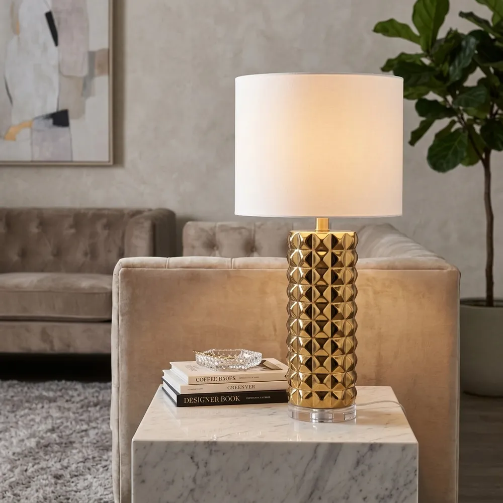 DENTONLAKE GOLD LAMP 25 (IN)