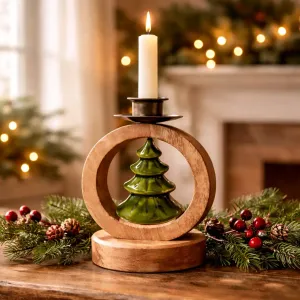 Circle Tree Taper Holder 5.5x4in 1