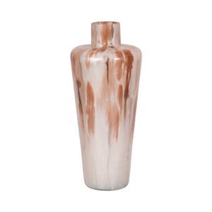 BURKEVIEW TAN GLASS VASE 18 (IN) 4