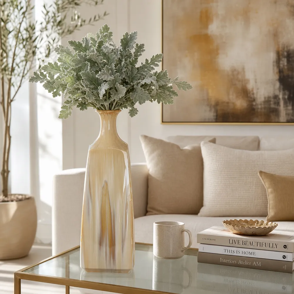FLORAWELL TAN VASE 20 (IN)