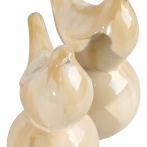 NOVAHOLM SET OF 2 TAN BIRDING 9 (IN) 6