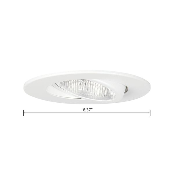 Halo 5'' Wide 1-Light Recessed Trim - Matte White