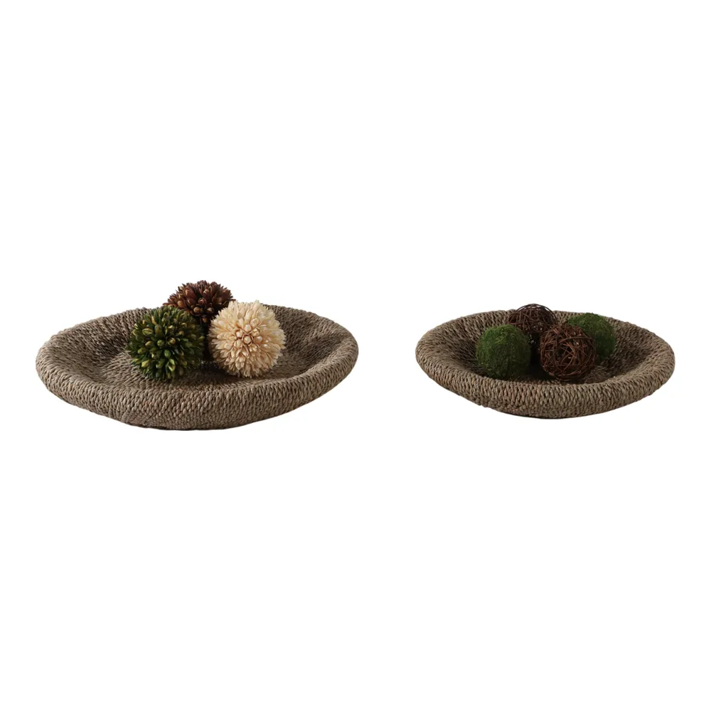 HARKENHAVEN SET OF 2 TAN TRAY 3 (IN)