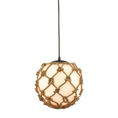 Coastal Inlet 11″ Wide 1-Light Mini Pendant - Oil Rubbed Bronze