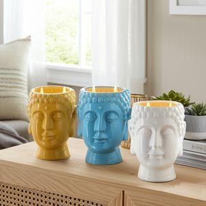 HALFORDRIDGE SET OF 3 YELLOW CANDLE 9 (IN) 11