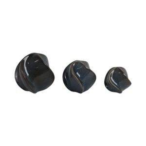 DUFFYROSE SET OF 3 BLUE ORBS 6 (IN) 3