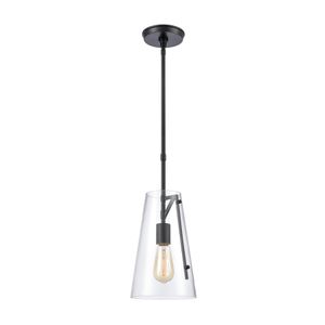 Trustle 7'' Wide 1-Light Mini Pendant - Matte Black 1