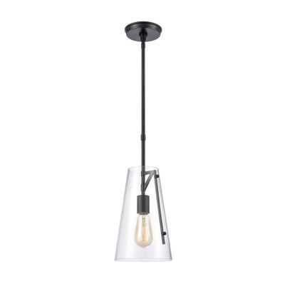 Trustle 7″ Wide 1-Light Mini Pendant - Matte Black
