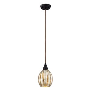 Danica 6'' Wide 1-Light Mini Pendant - Oiled Bronze 1