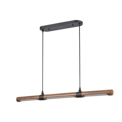 Wyatt 40.5″ Wide Integrated LED Linear Chandelier - Matte Black