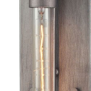 Laboratory 20'' High 1-Light Sconce - Weathered Zinc 2