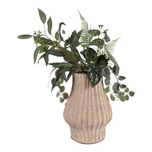 FALTONLAKE BROWN VASE 13 (IN) 3