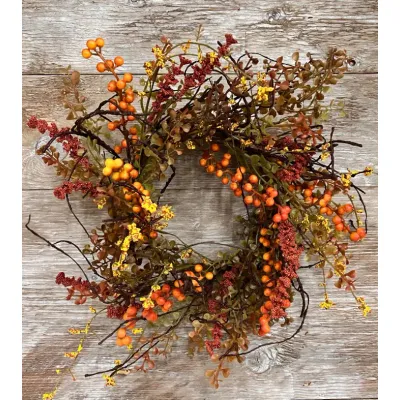Sienna Peppergrass Candle Ring 6.5in