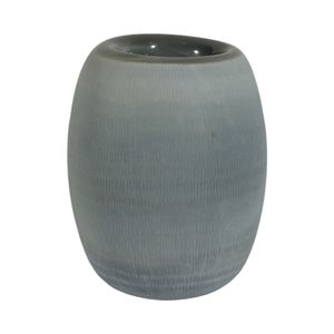LUKELEY BLUE GLASS VASE 12 (IN) 4