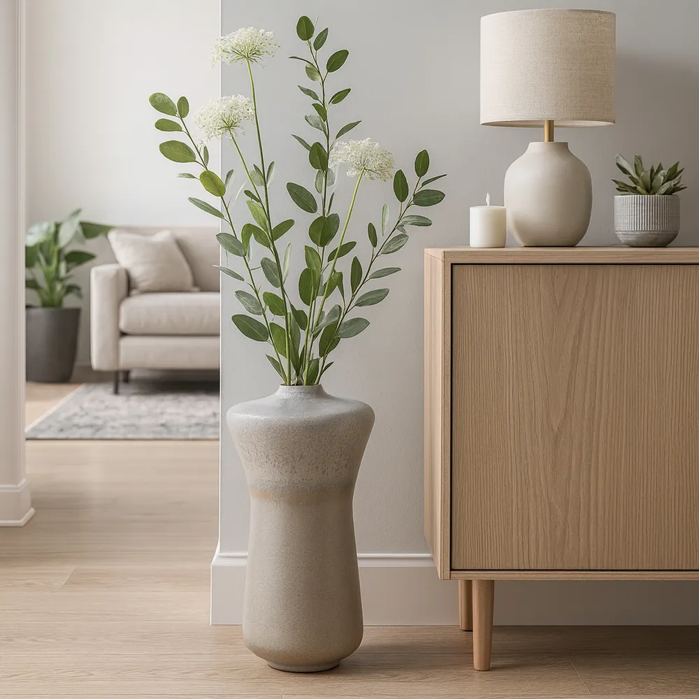 HELENALAKE IVORY VASE 26 (IN)