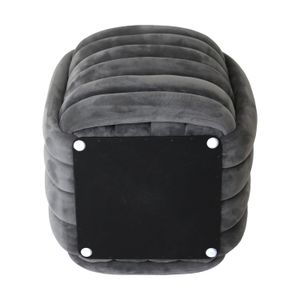 COLEOAK GRAY STOOL 19 (IN) 7