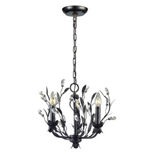 Circeo 16'' Wide 3-Light Chandelier - Deep Rust 1