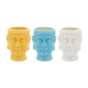 HALFORDRIDGE SET OF 3 YELLOW CANDLE 9 (IN) 1